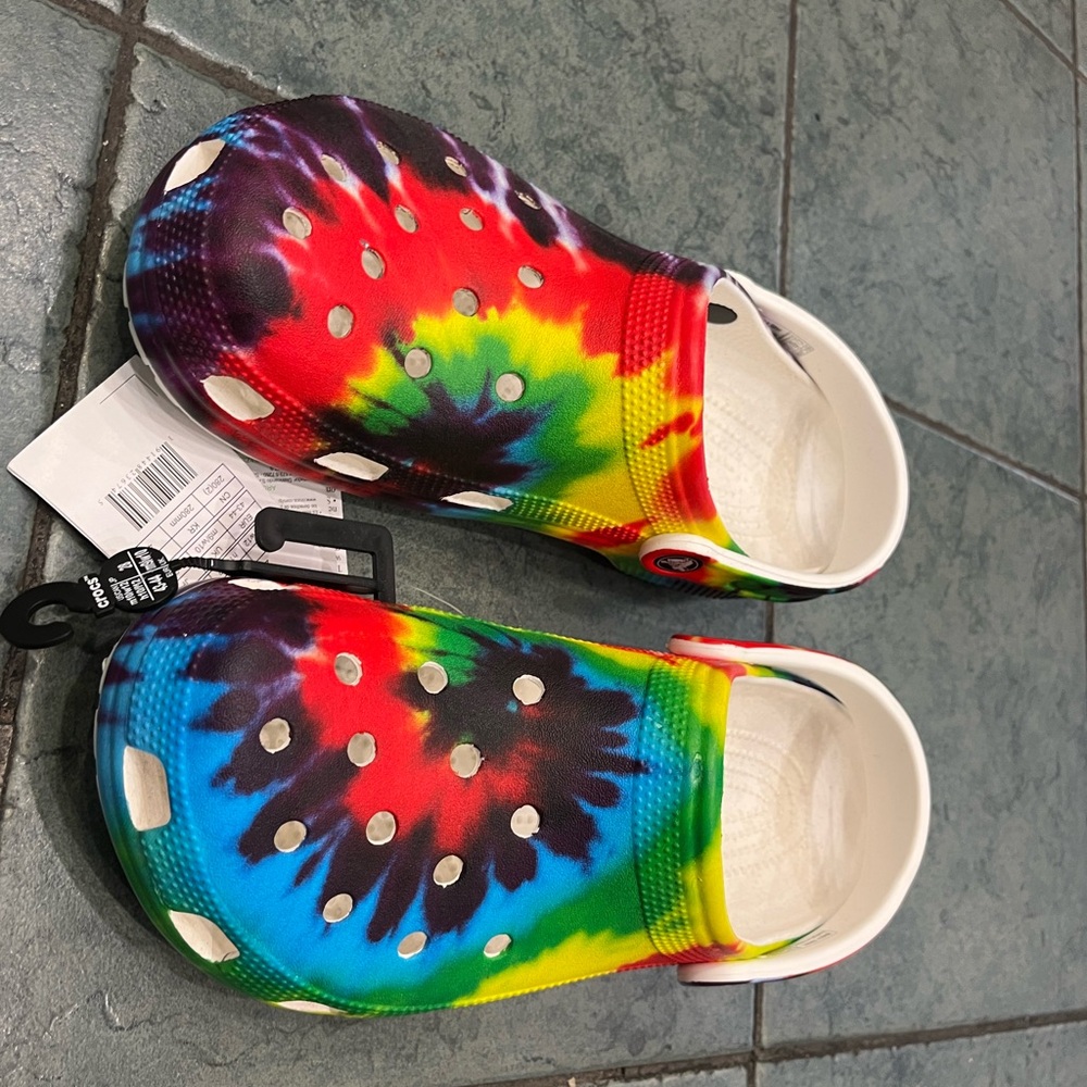 CROCS Red and Yellow Slippers Vibrant Comfort